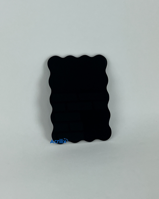 A4 Acrylic Blank Wavy Rectangle