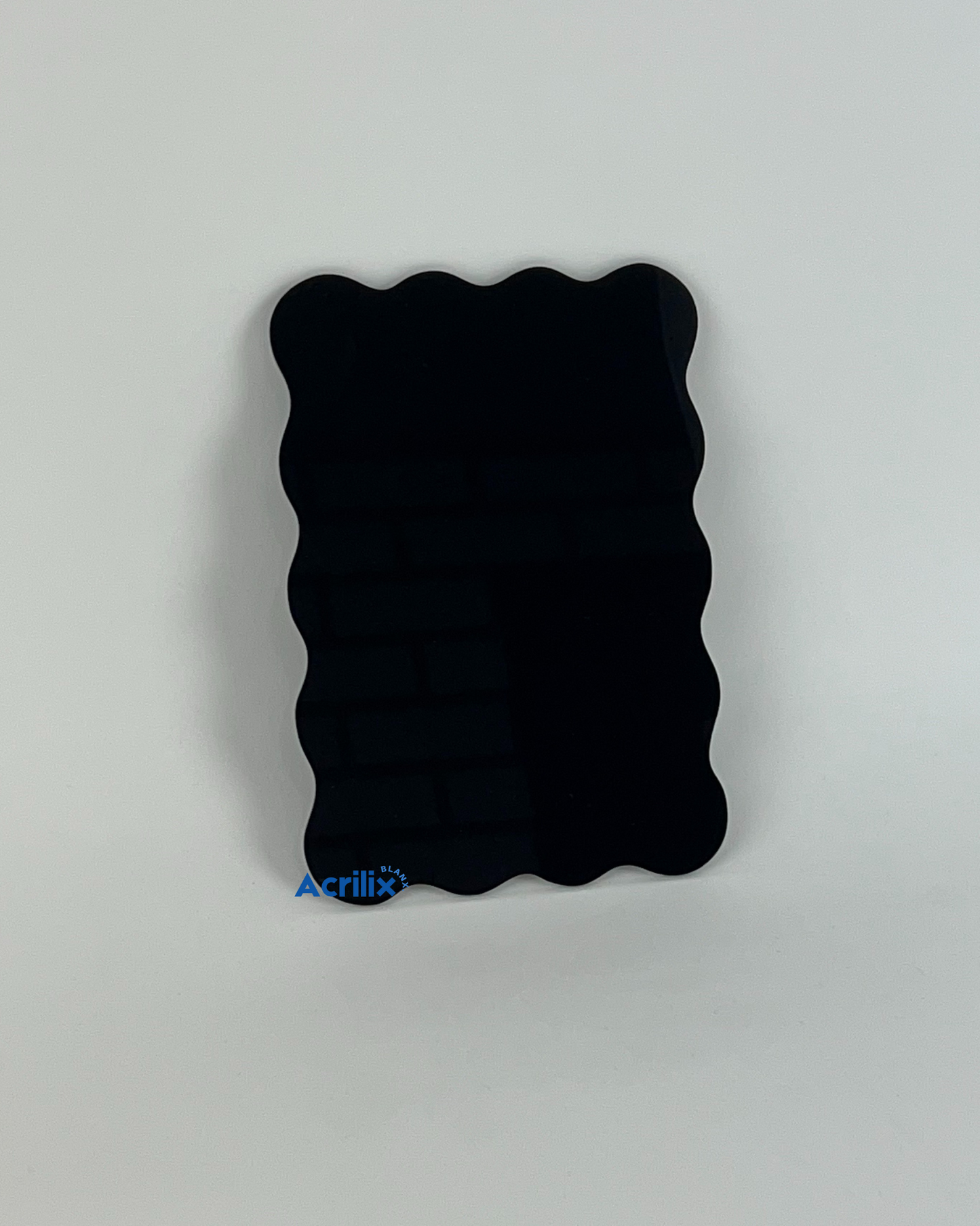 A1 Acrylic Blank Wavy Rectangle