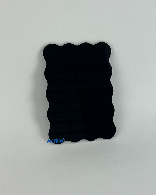 A1 Acrylic Blank Wavy Rectangle