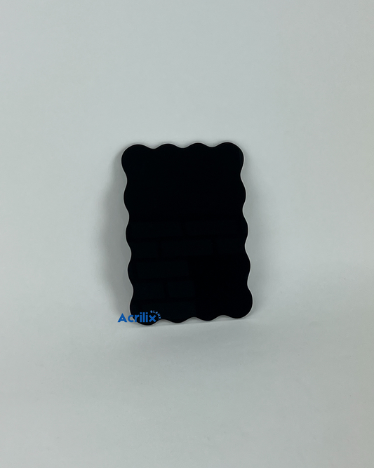 A5 Acrylic Blank Wavy Rectangle
